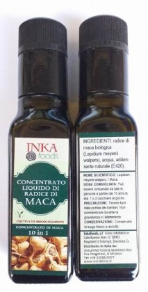 maca concentrada davanti dietro